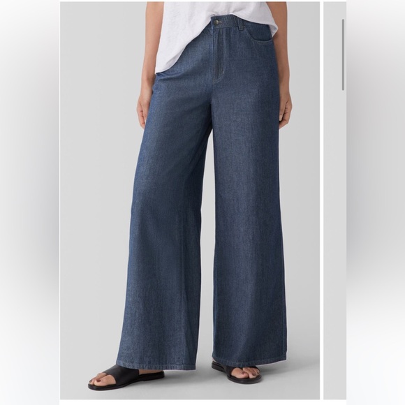 Eileen Fisher Denim - Eileen Fisher Wide Leg Jeans